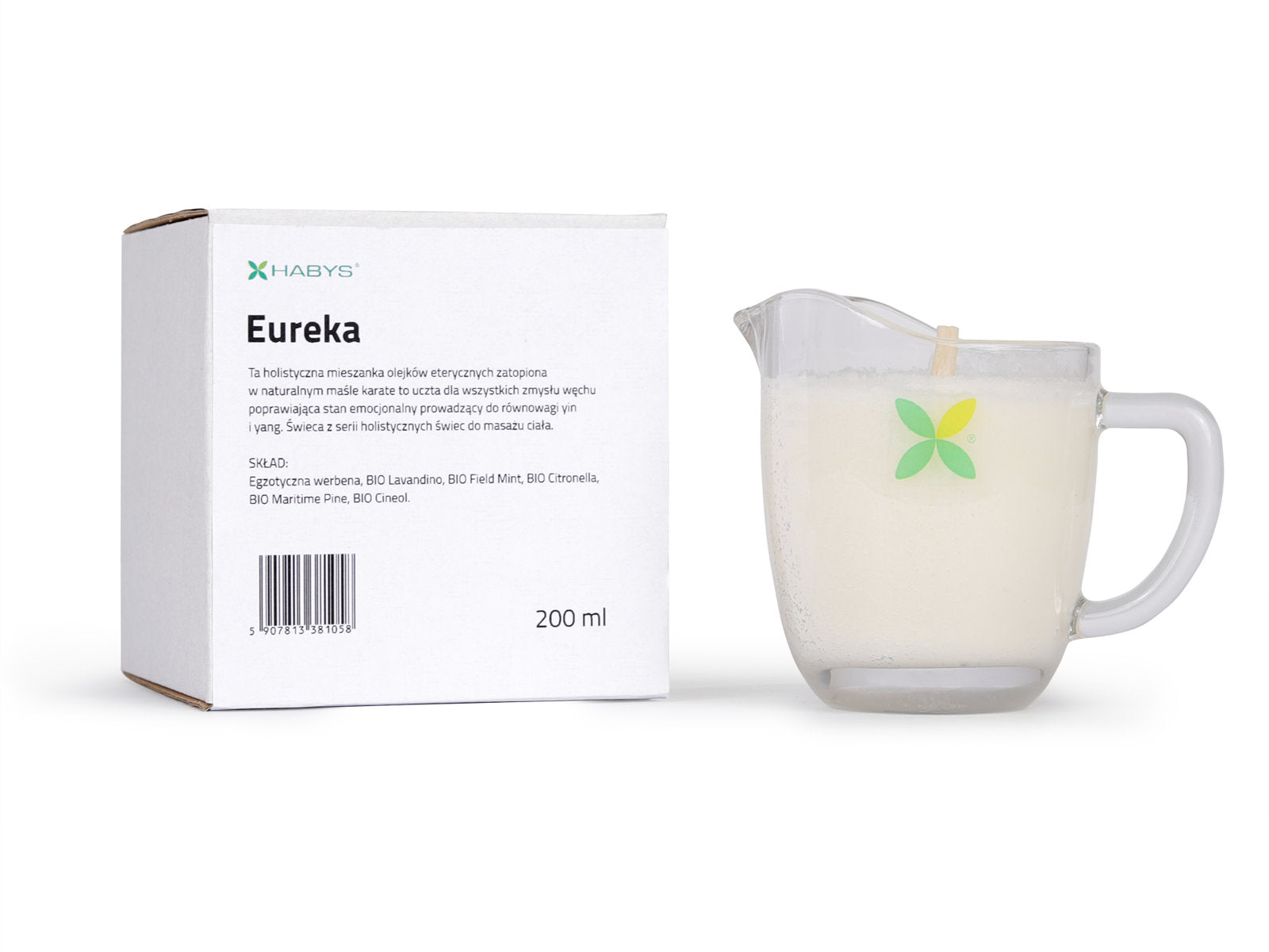 --Massage Candle - Eureka, 200ml HABYS-