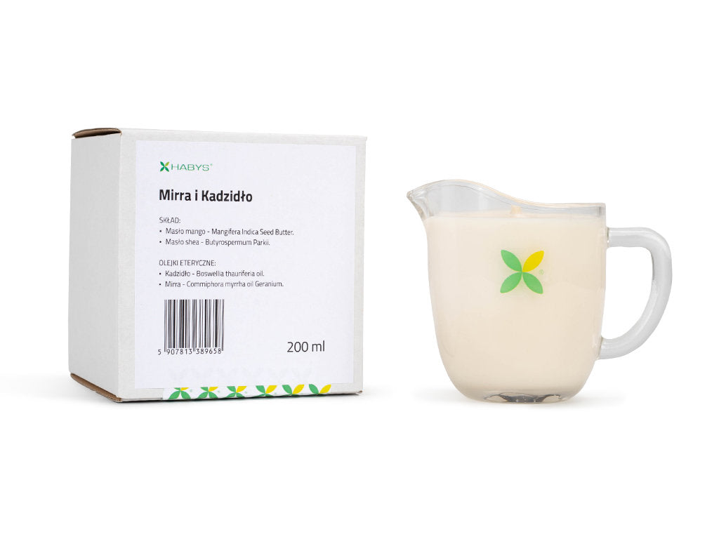 --Massage Candle - Myrrh & Frankincense, 200ml HABYS-