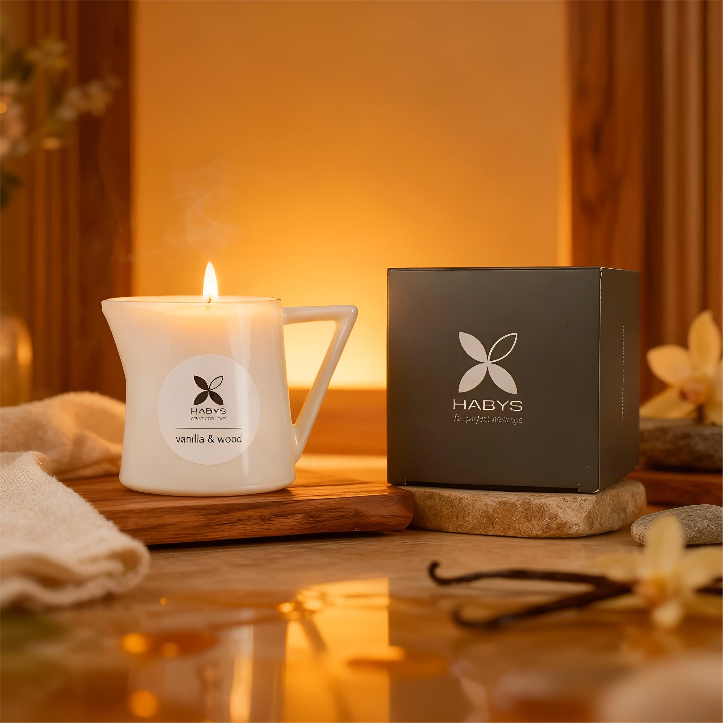 -1-Massage Candle - Vanilla & Wood 110 ml-1