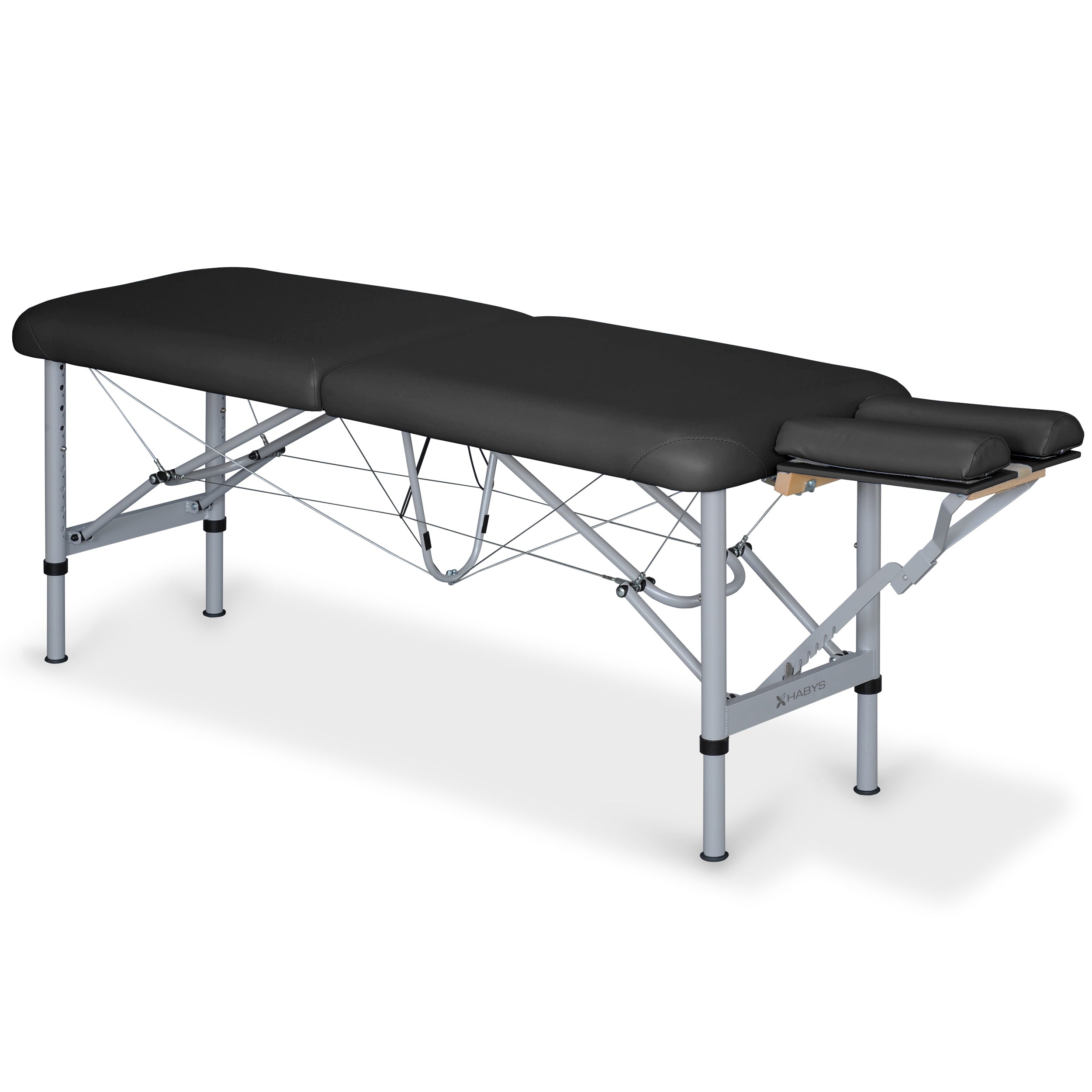 -1-Massage Table Chiro Ultralux 19 Alu Vinyl Flex K015 Black-1