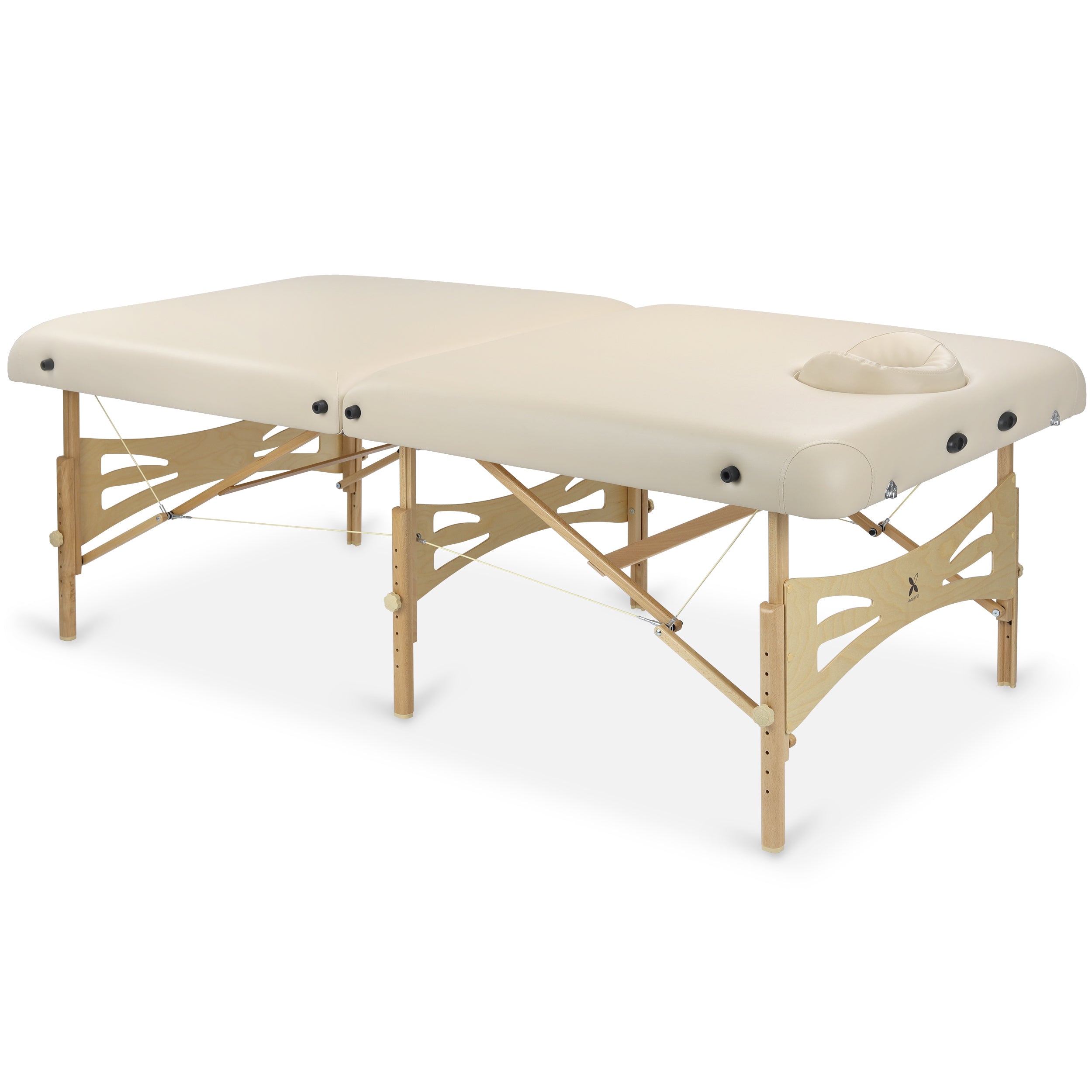 -11-Massage Table Integral Light Wood 102 Comfort Face Hole Vinyl Flex K033 Beige-11