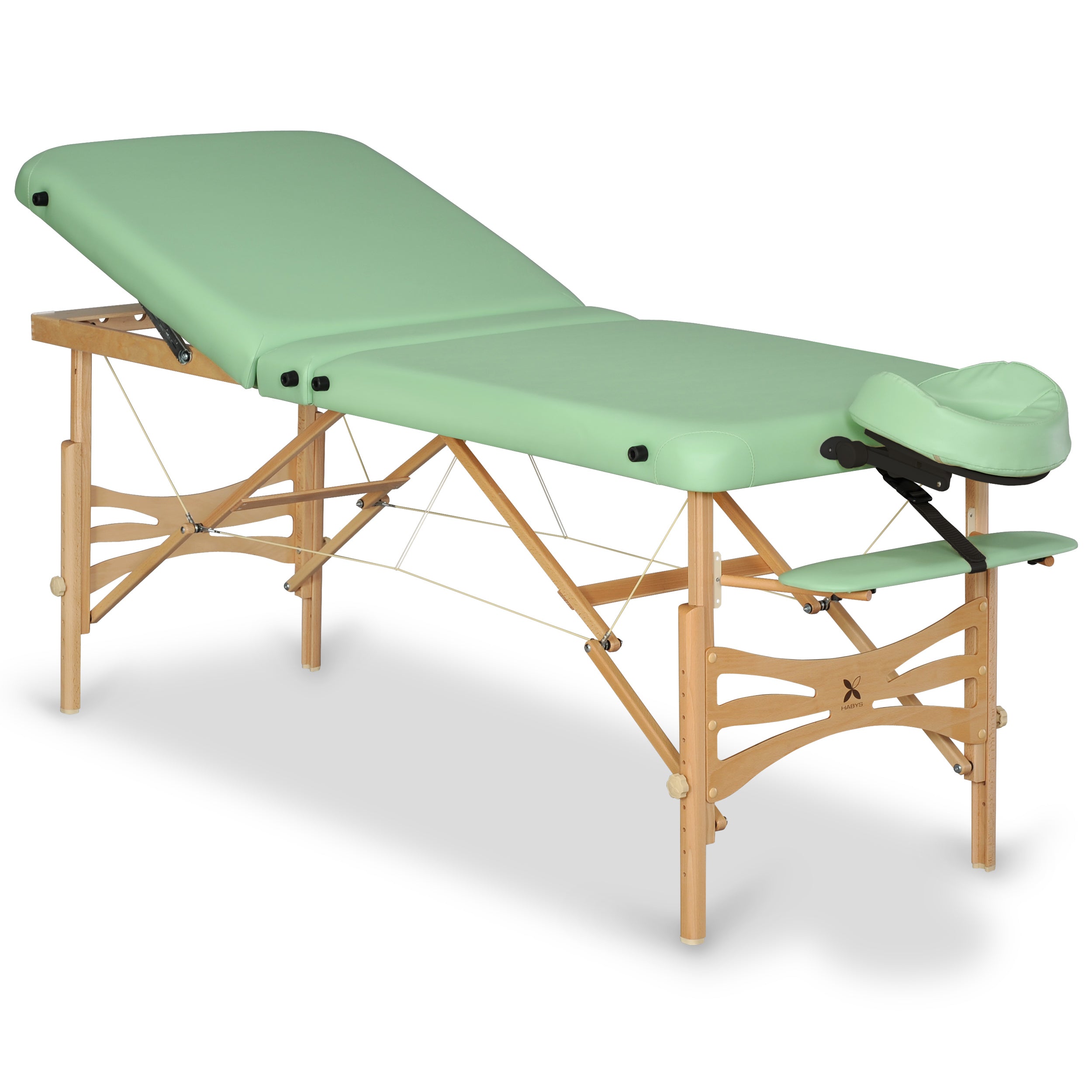 -13-Massage Table Panda Plus Light Wood 70 Vinyl Flex K022 Green-13