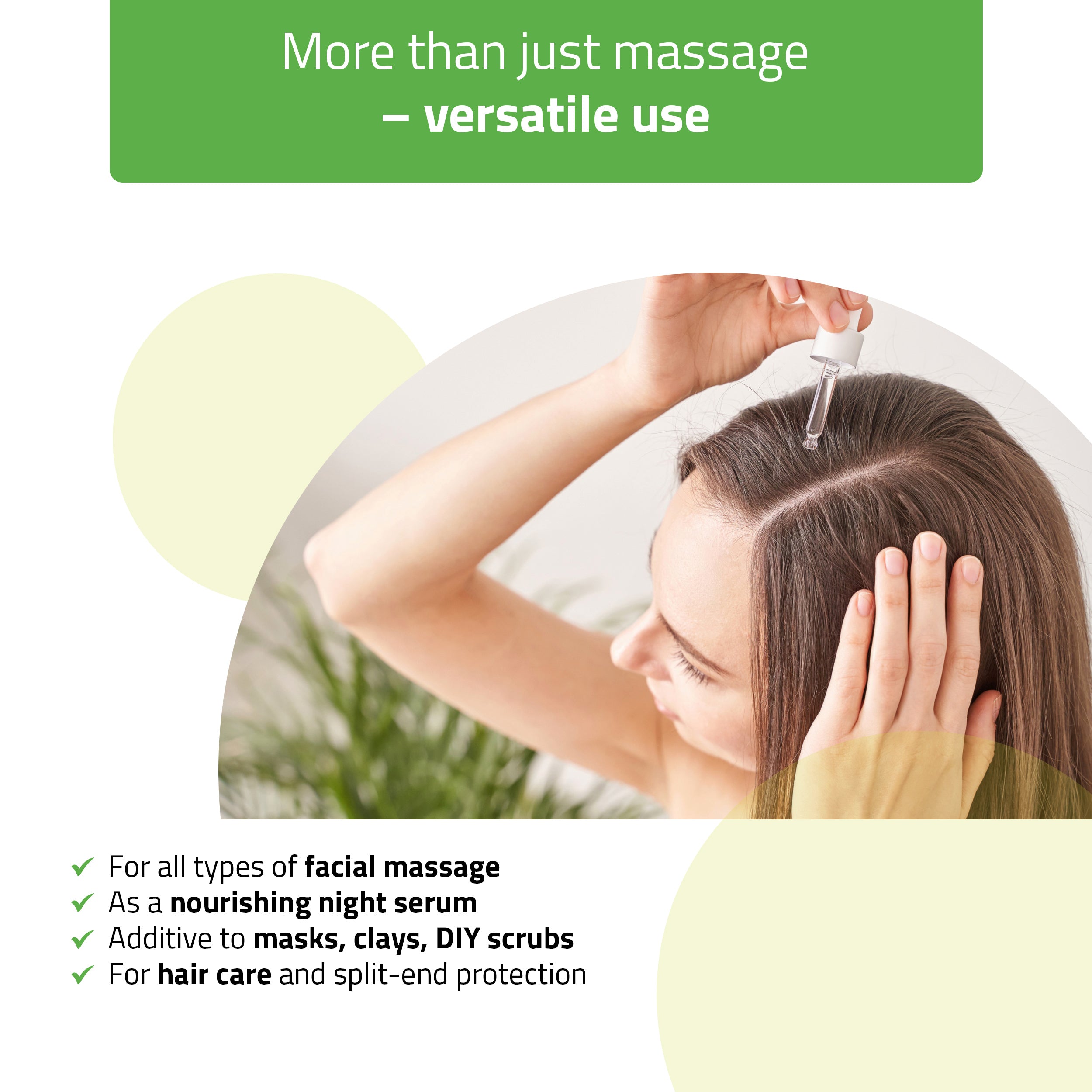 -4-Massage oil Nature Sweet Almond, HABYS 500 ml with pump-4