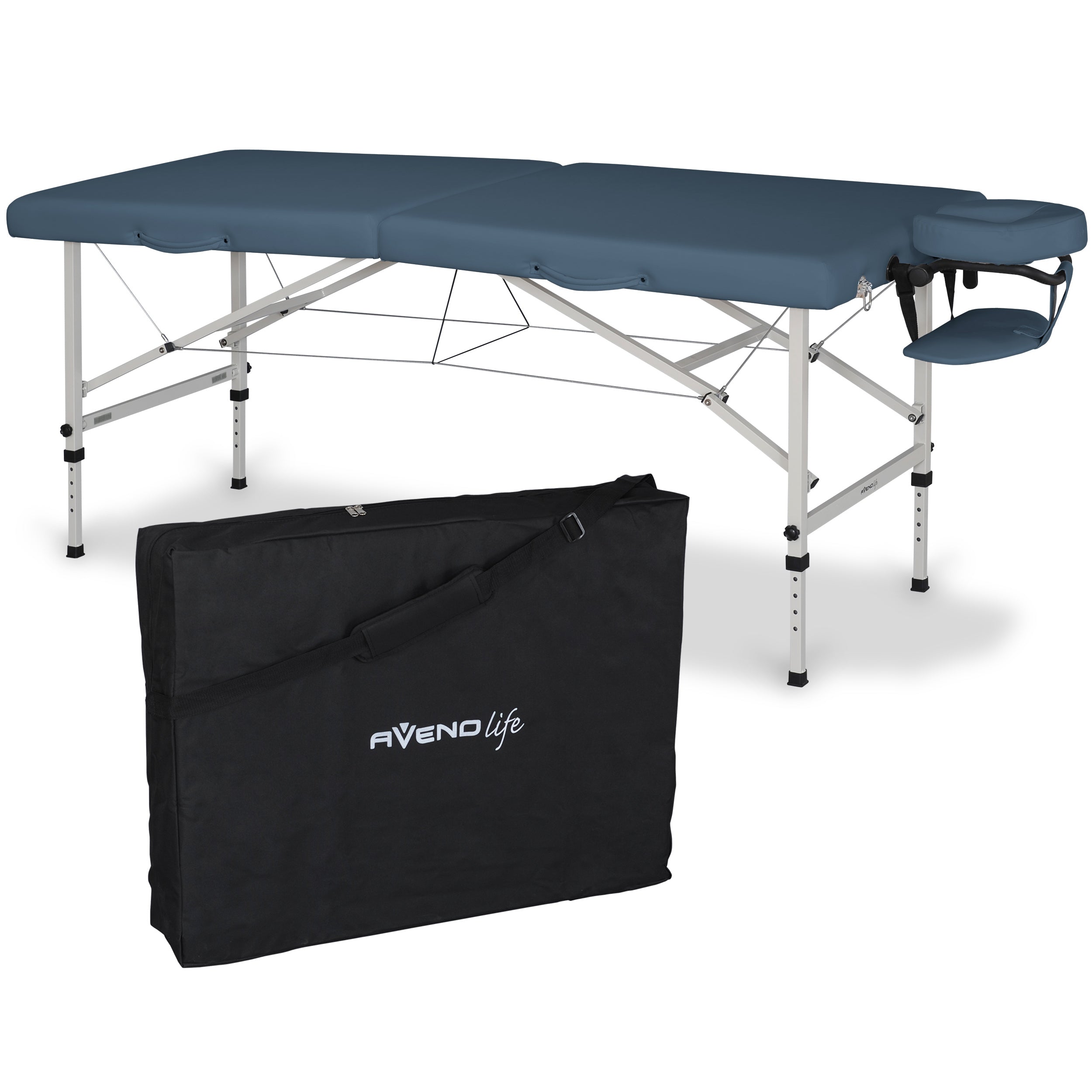 -10-Massage table Torina Matt Touch K102 Agate Blue-10
