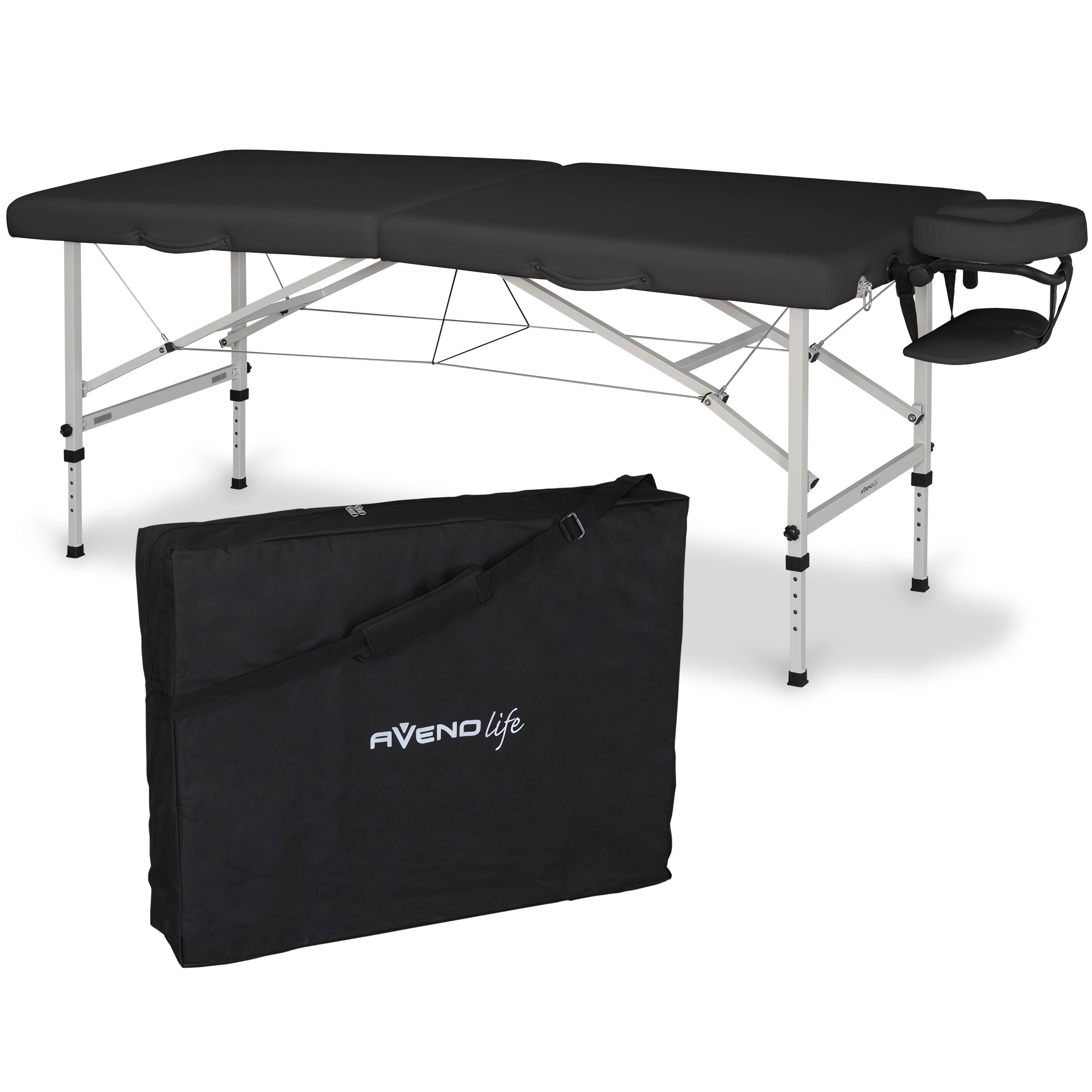 -10-Massage table Torina Matt Touch K105 Black-10