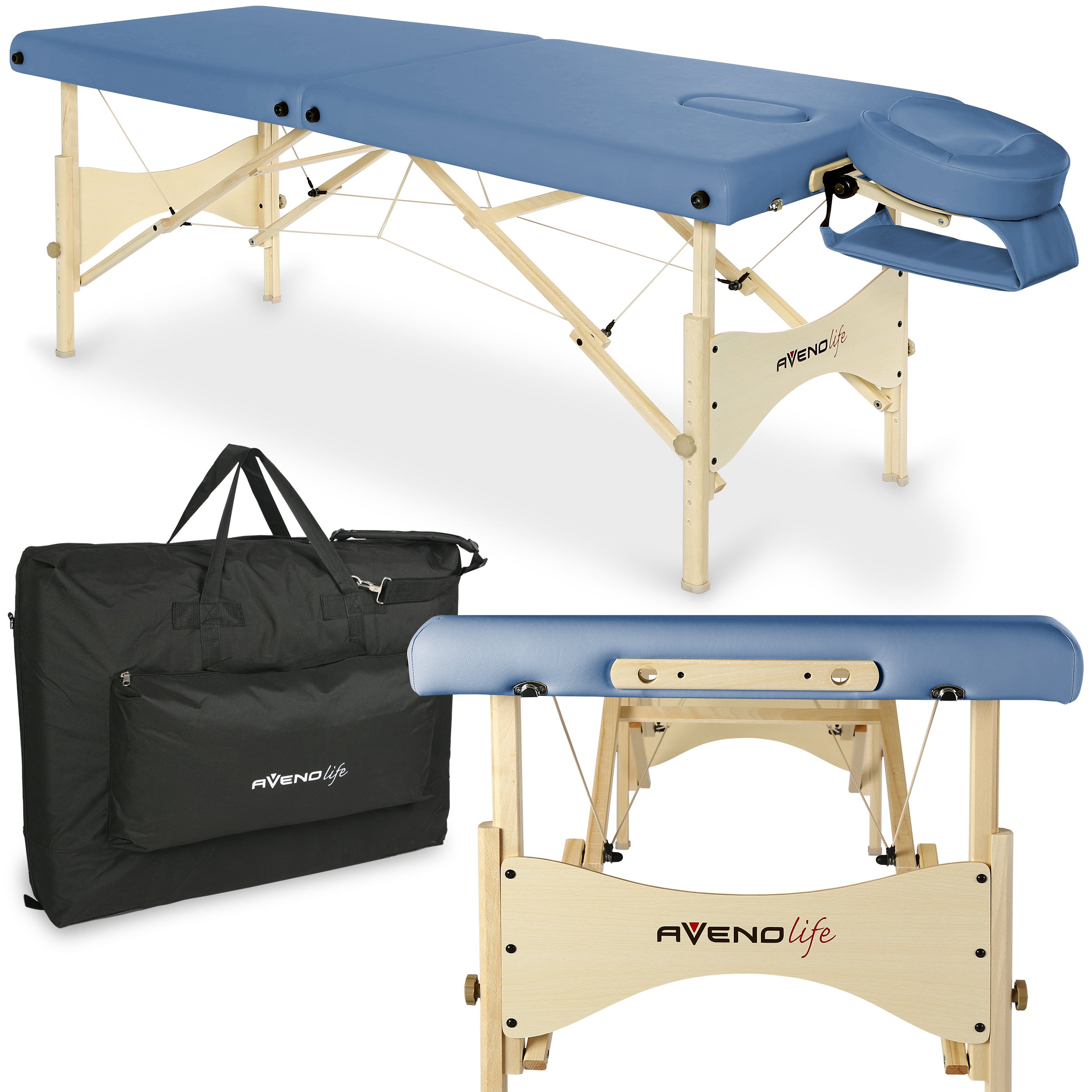 --Massage table eSpirit 70 Soft Touch K651 Seamist-