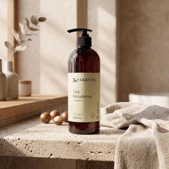 -1-Nature Silky Macadamia HABYS Massage Oil 500 ml with Pump-1