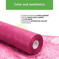 -2-Non-woven medical roll sheet 60 cm x 50 m 18g/m2, pink-2