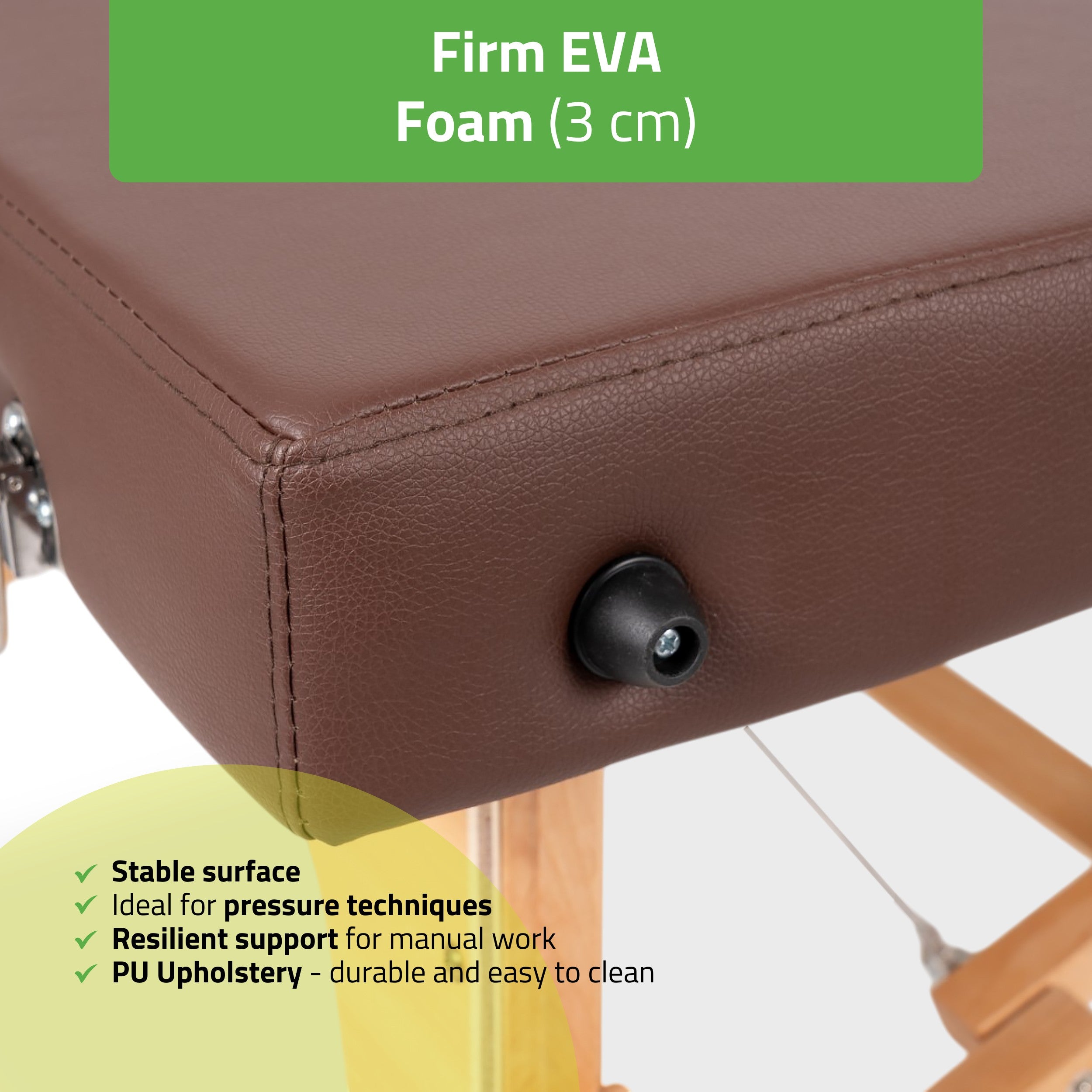 -5-Portable Thai massage table Niro 80 PU k835 brown-5