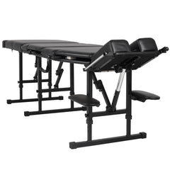 -1-Portable chiropractic table Arena 180 Simply Texture Black-1