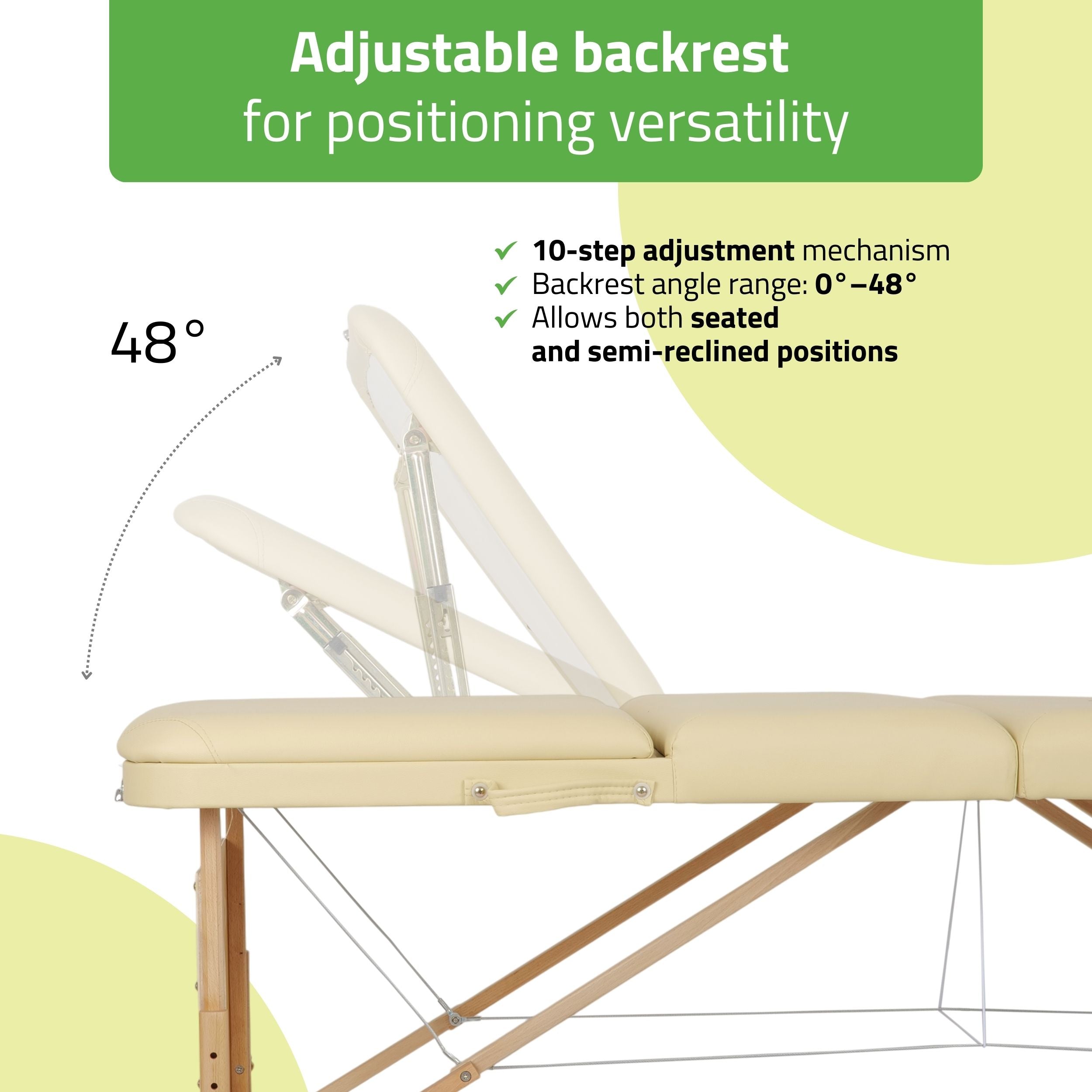 -4-Portable massage table Bianca Comfy Base K533 Beige-4