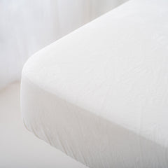 -3-Prestia White Velour Sheet Set | Habys-3