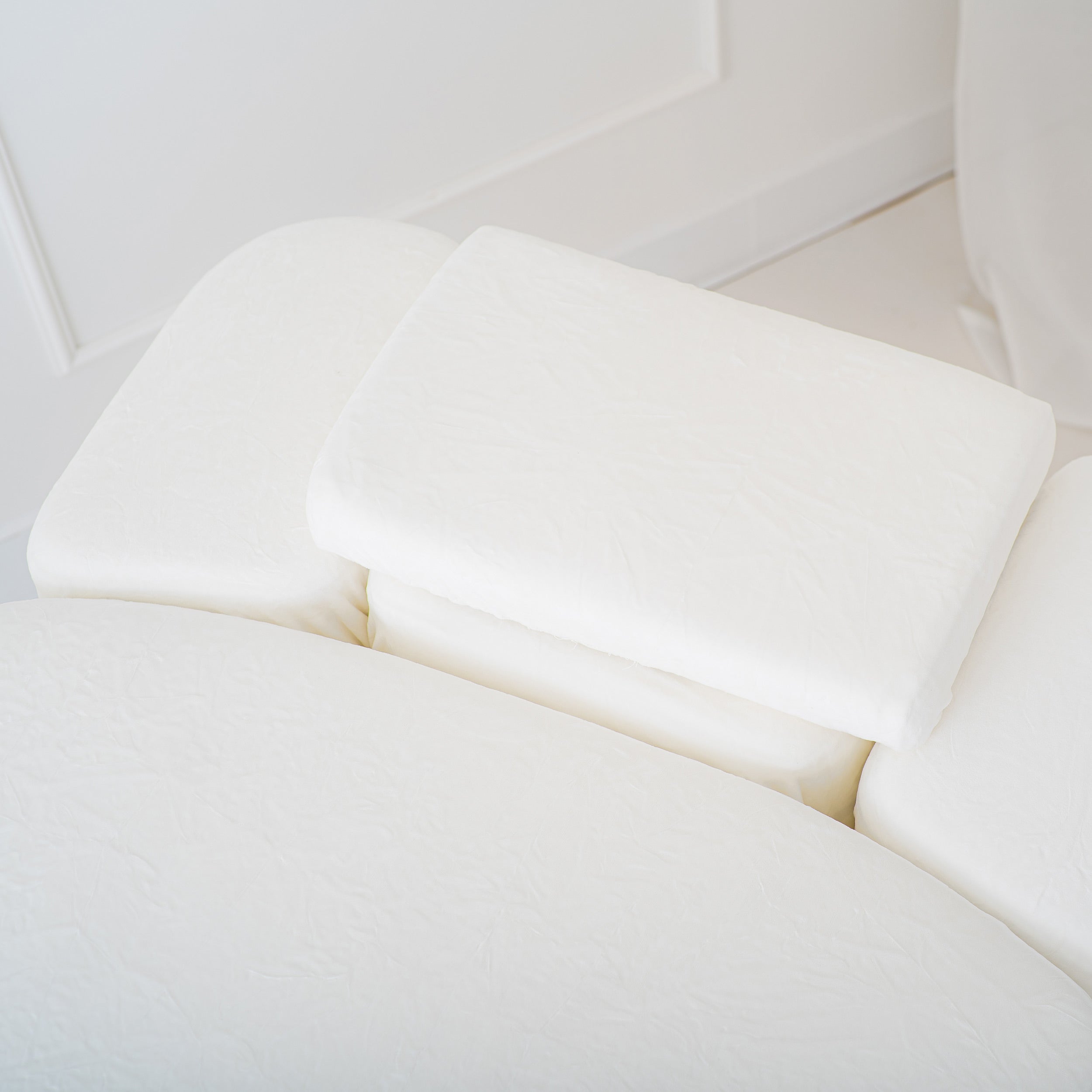 -4-Prestia White Velour Sheet Set | Habys-4