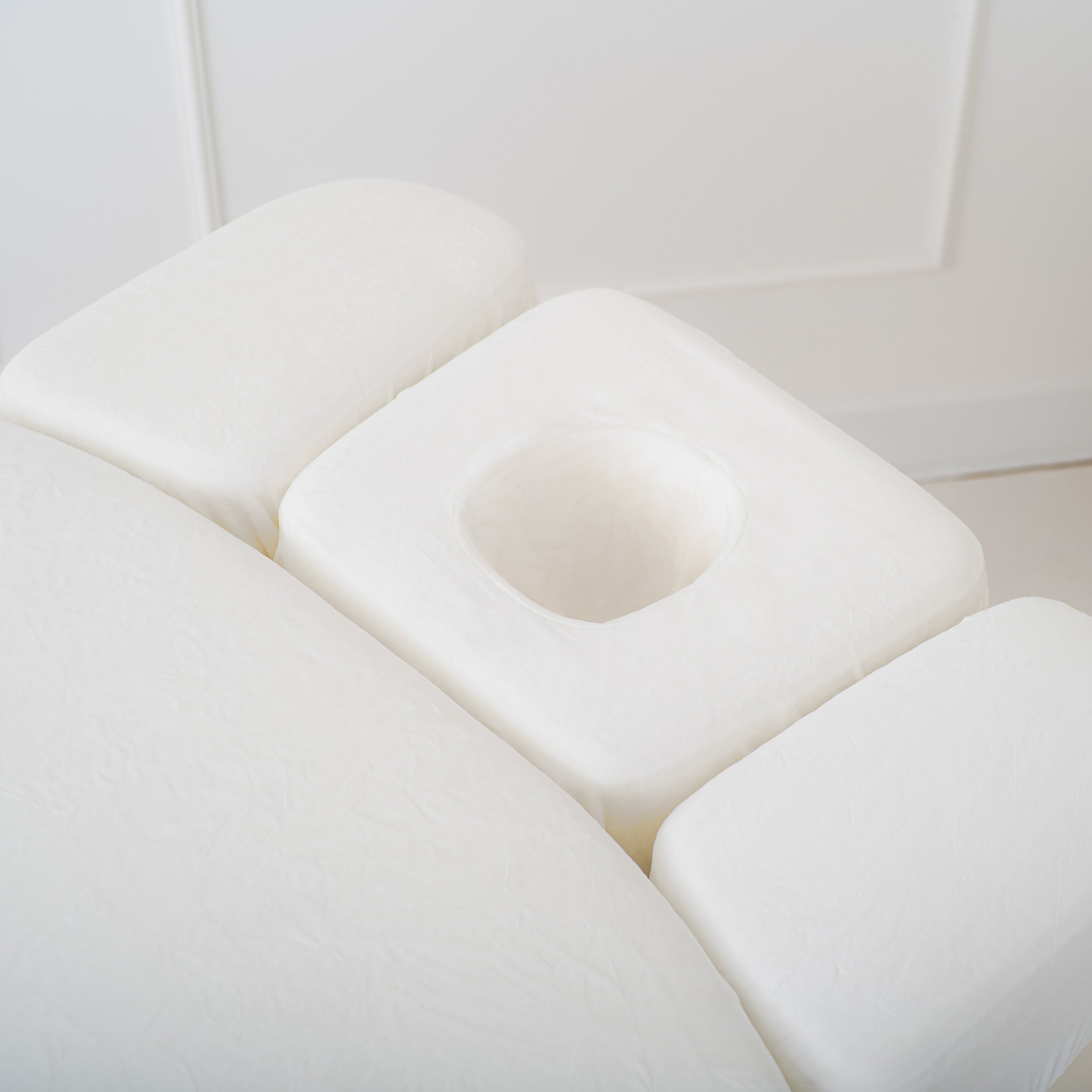 -6-Prestia White Velour Sheet Set | Habys-6