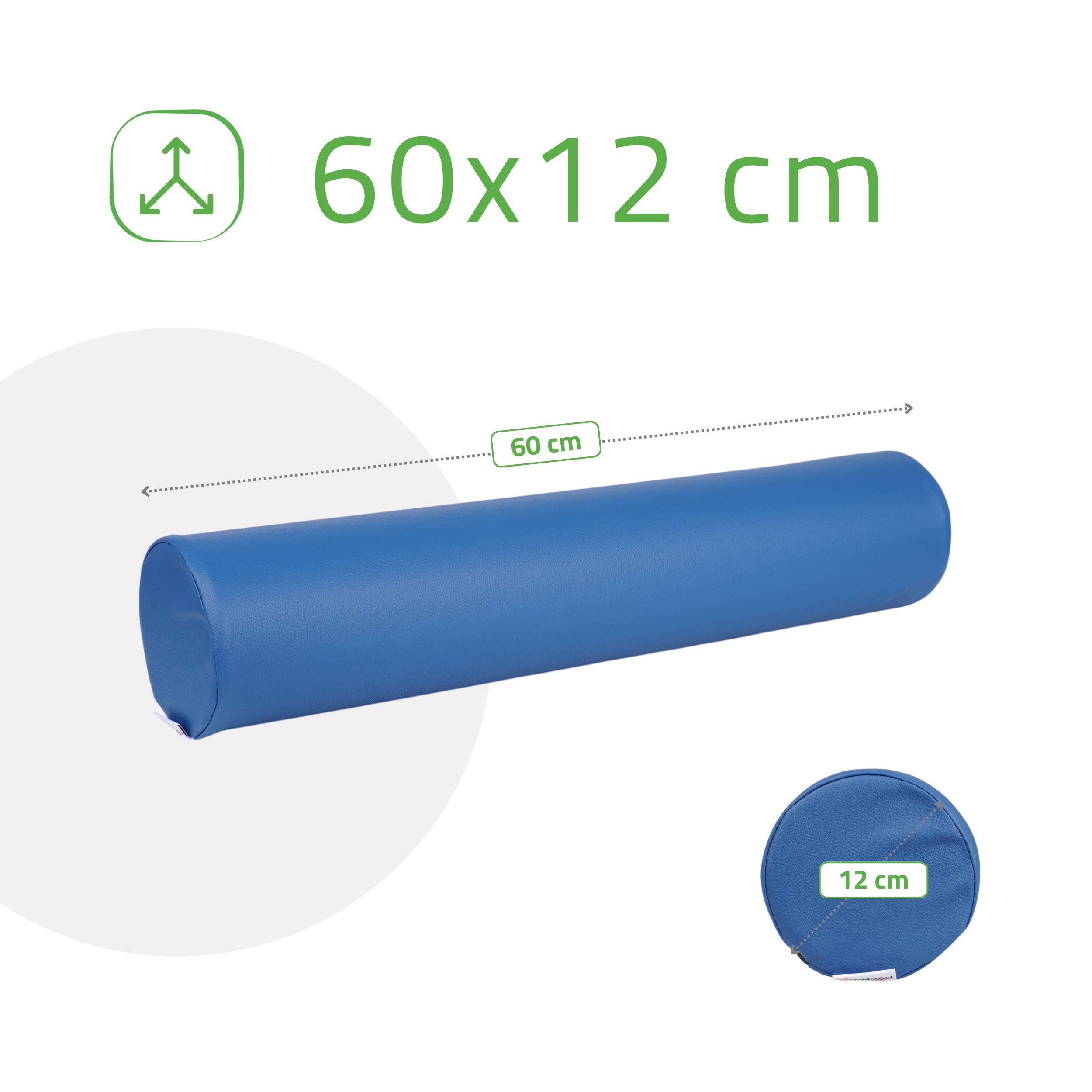 -4-Round Bolster 12x60 - K512 blue-4