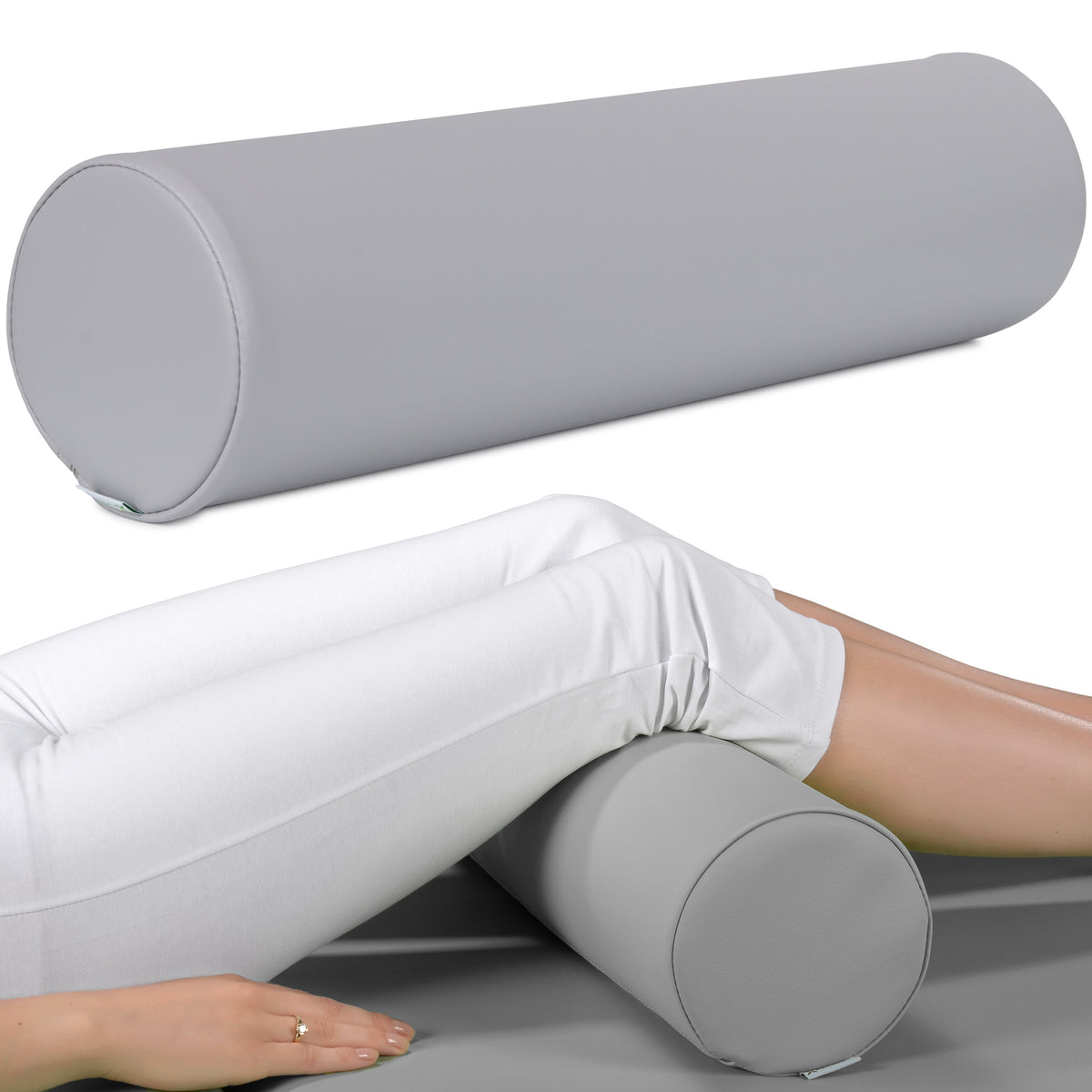 --Round Bolster 15x60 K029 Grey-