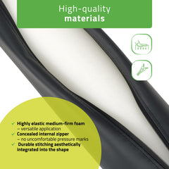 -2-Round Bolster 15x60 - K515 Black-2