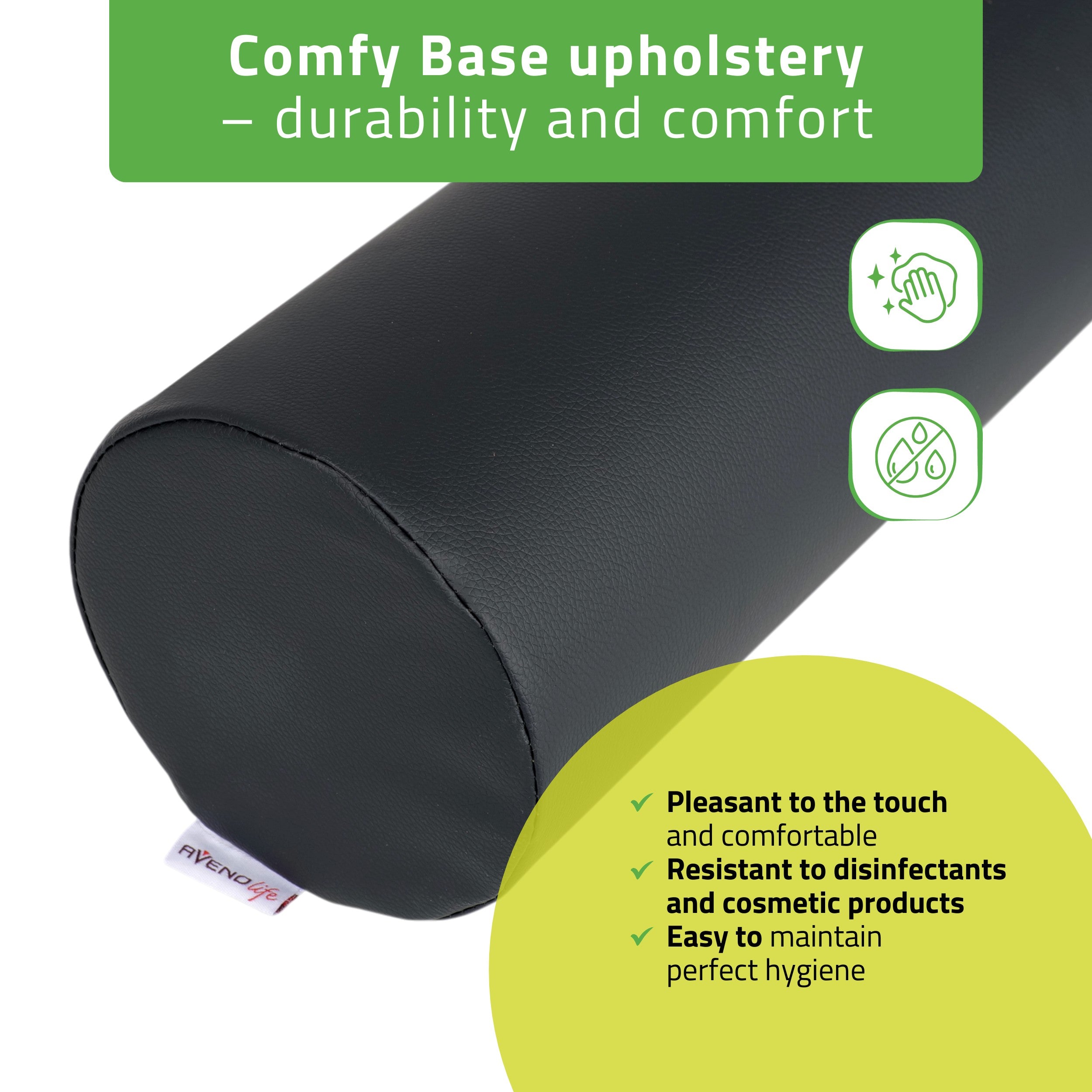 -3-Round Bolster 15x60 - K515 Black-3