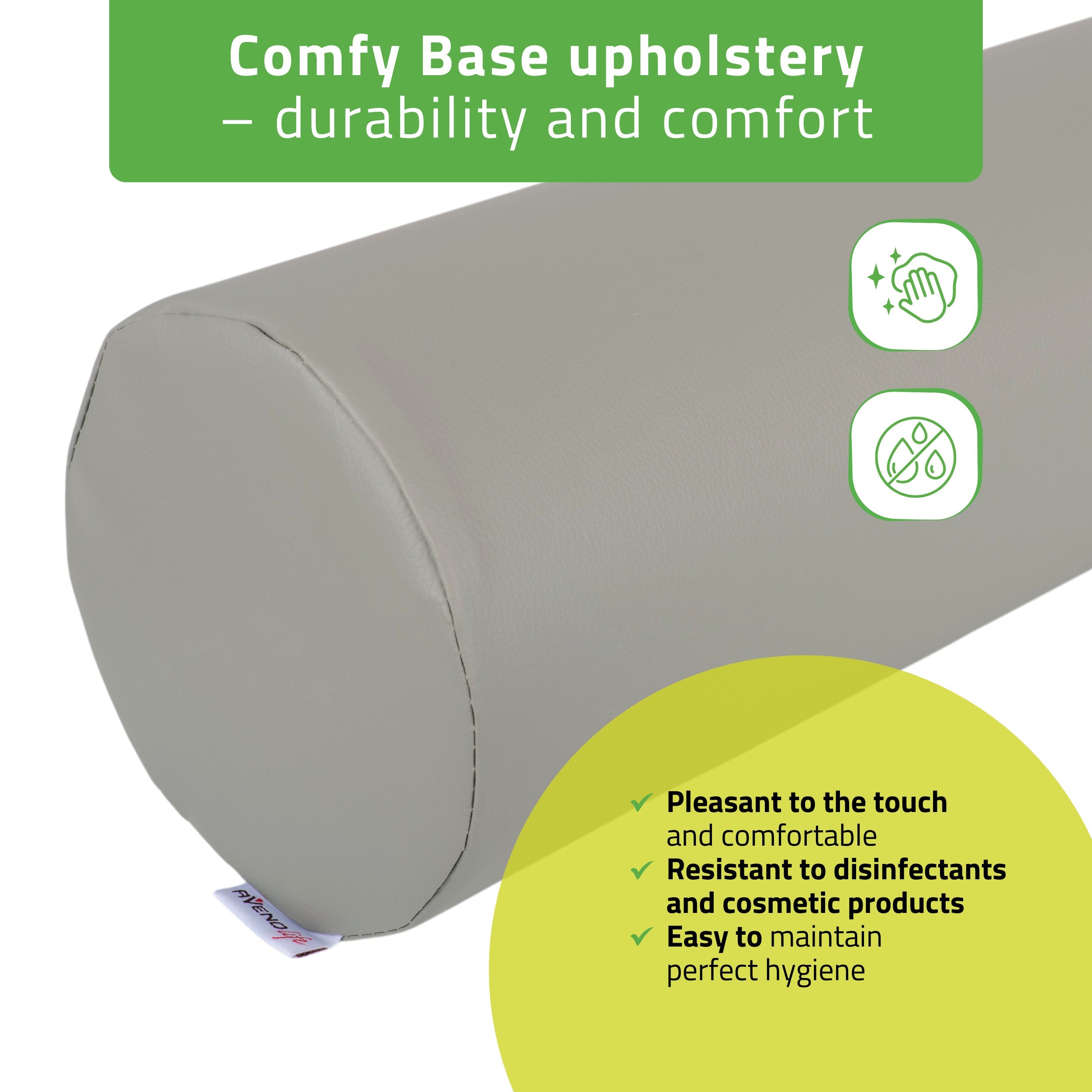 -3-Round Bolster 15x60 - K522 gray-3