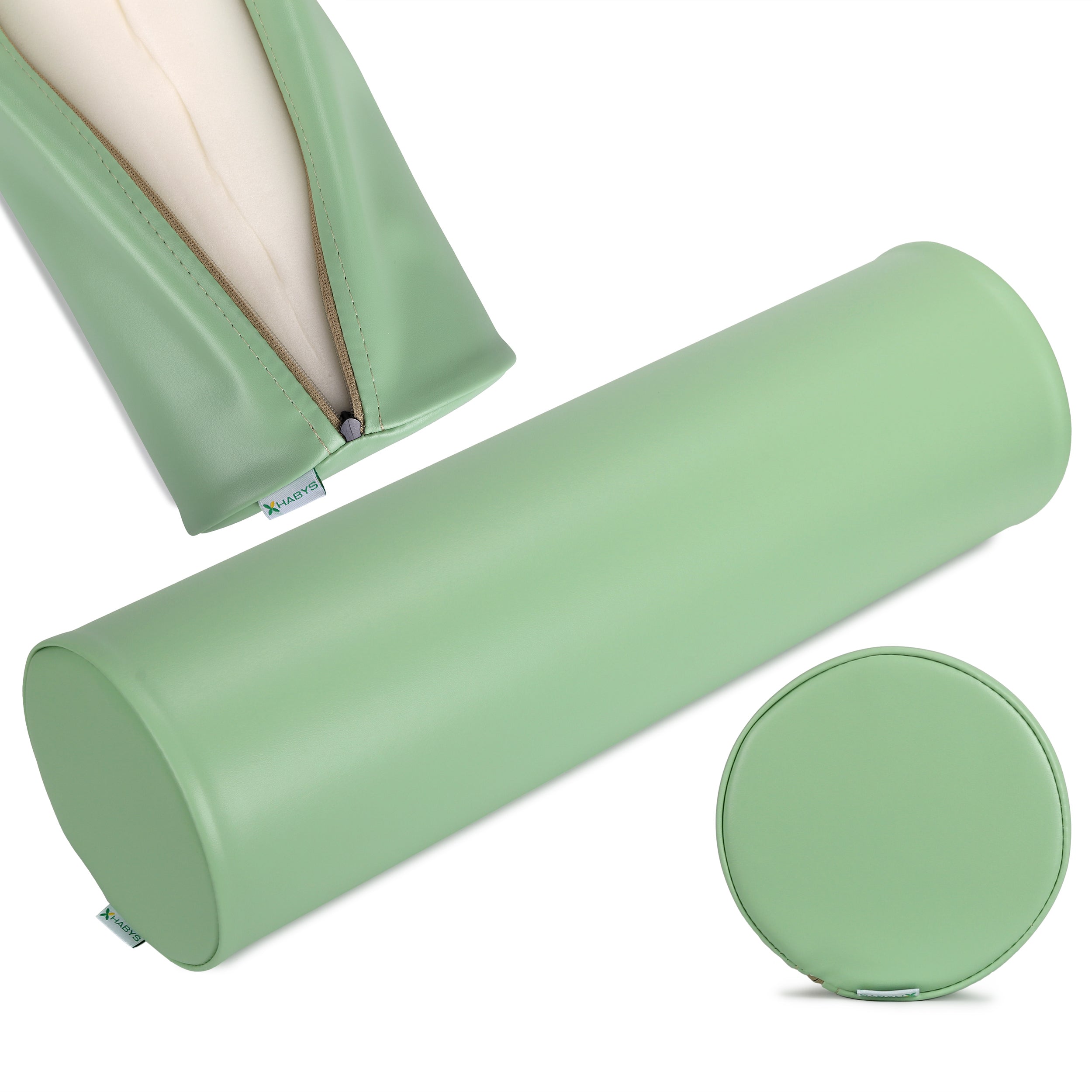 --Round Bolster 18x60 K022 Green-