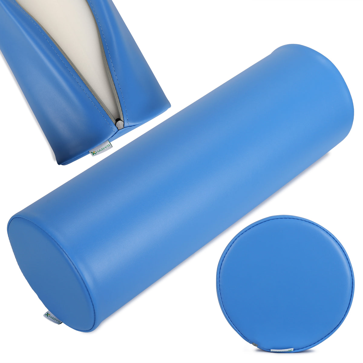 --Round Bolster 20x60 K023 Blue-