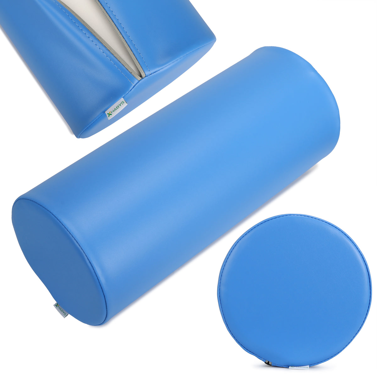 --Round Bolster 25x60 K023 Blue-