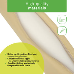 -2-Round bolster 12x60 Comfy Base PU K533 Beige-2