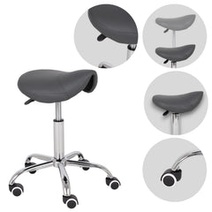 --Saddle stool LOFI, Comfy Base k521 grey-