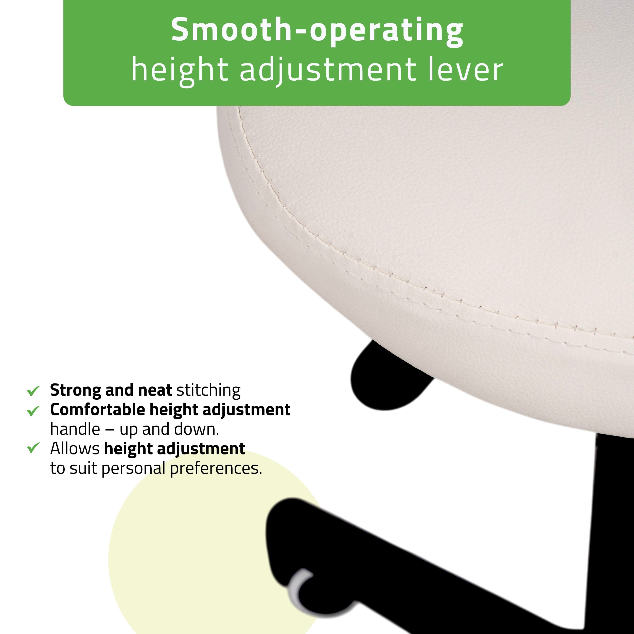 -2-Saddle stool LUMO, Comfy Base k501 white-2