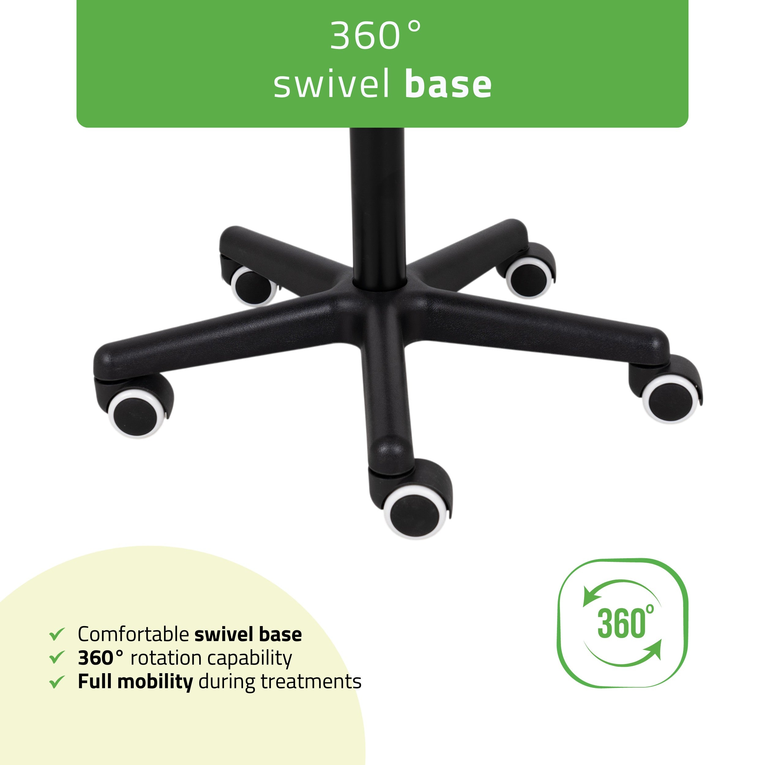 -4-Saddle stool LUMO, Comfy Base k501 white-4