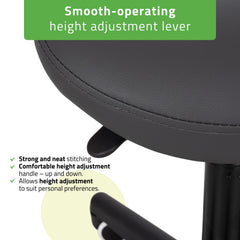 -2-Saddle stool LUMO, Comfy Base k521 grey-2