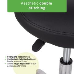 -2-Saddle stool Lila, PVC k515 black-2