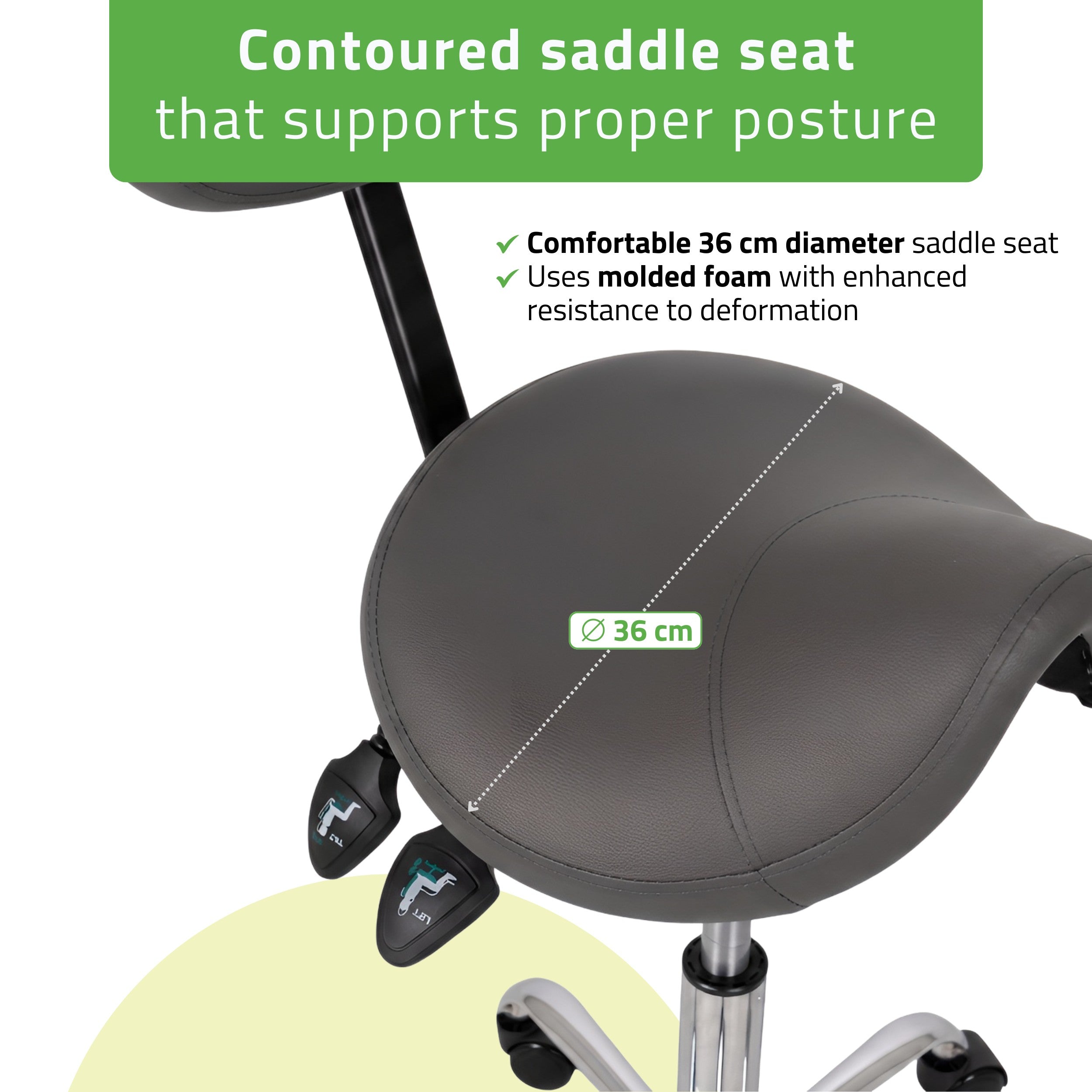 -3-Saddle stool Sola, Comfy Base k521 grey-3