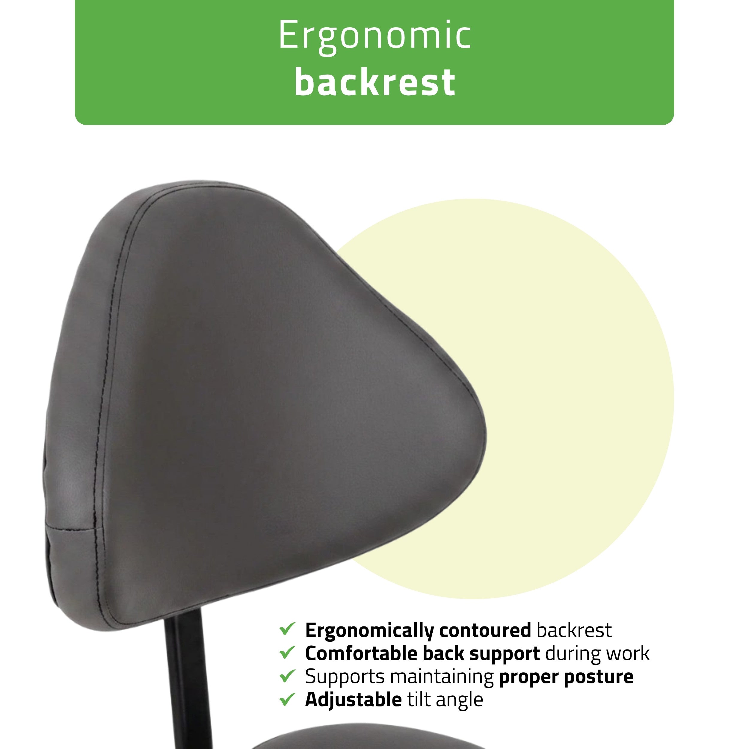 -1-Saddle stool Sola, Comfy Base k521 grey-1