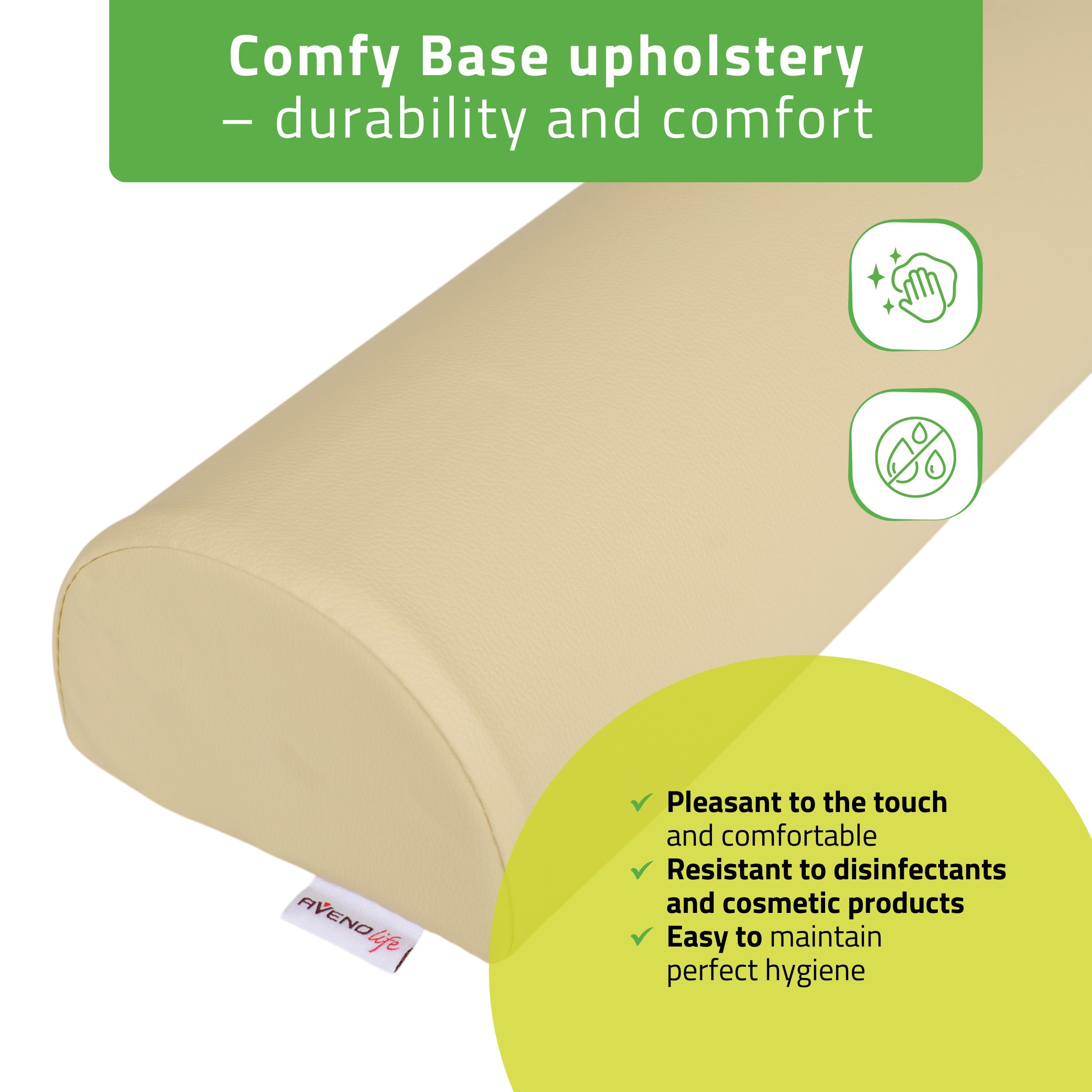 -3-Semi Round Bolster 60x15x10 - K533 Beige-3