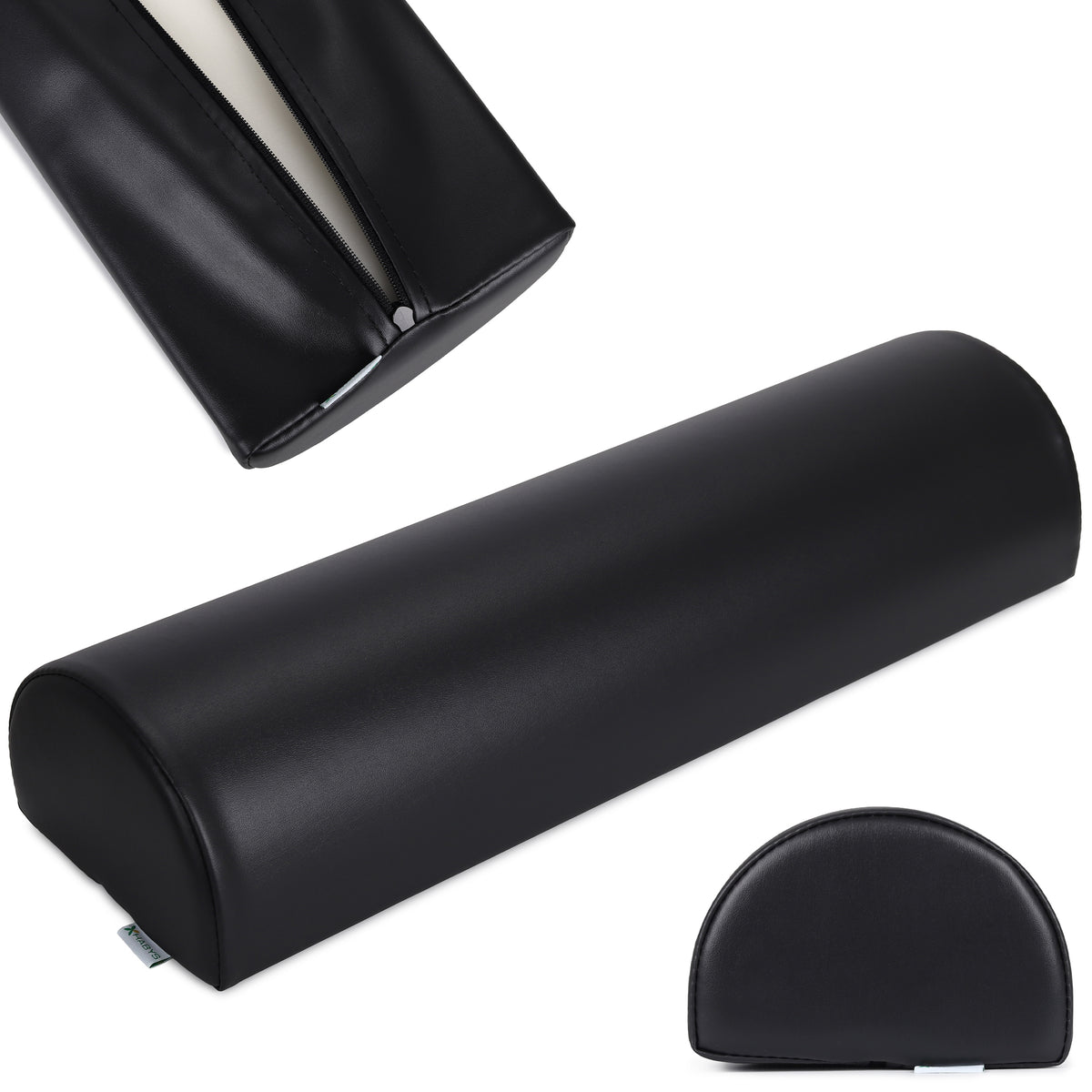 --Semi Round Bolster 60x18x12 K015 Black-