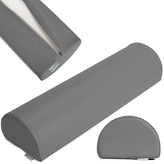 --Semi Round Bolster 60x18x12 K322 Gray-
