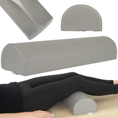 --Semi Round Bolster 60x18x12 - K522 Gray-