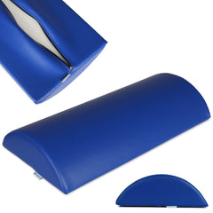 --Semi Round Bolster 60x30x10 K012 Navy Blue-