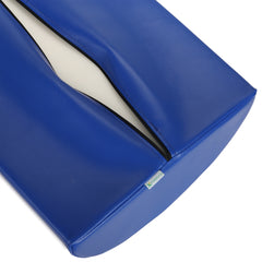 -1-Semi Round Bolster 60x40x20 K012 Navy Blue-1