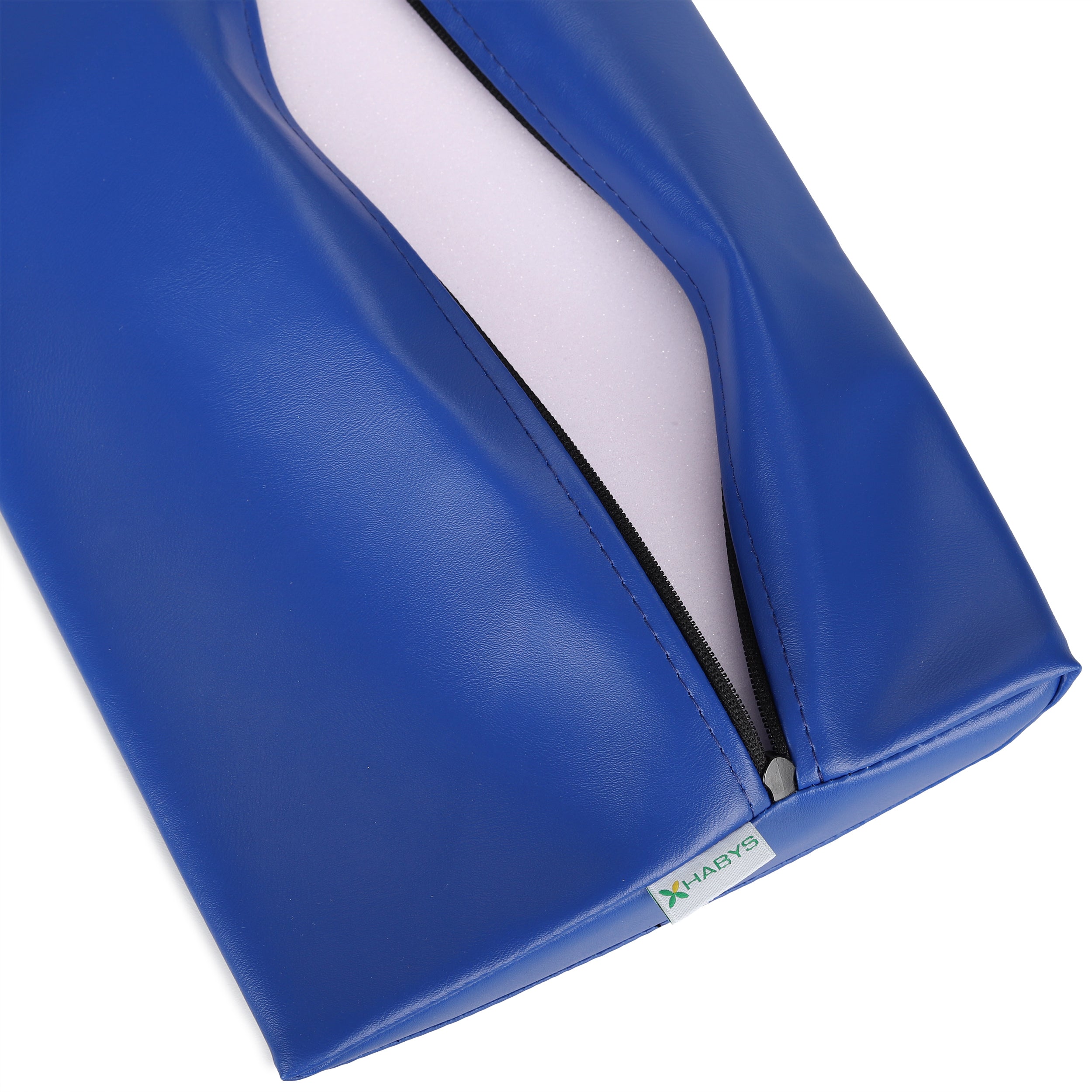 -1-Semi Round Bolster Lumbar 40x25x5 Hard K012 Navy Blue-1