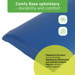 -3-Semi Round Bolster Lumbar 40x25x5 K512 Blue-3