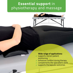 -1-Semi Round Bolster Lumbar 40x25x5 K515 Black-1