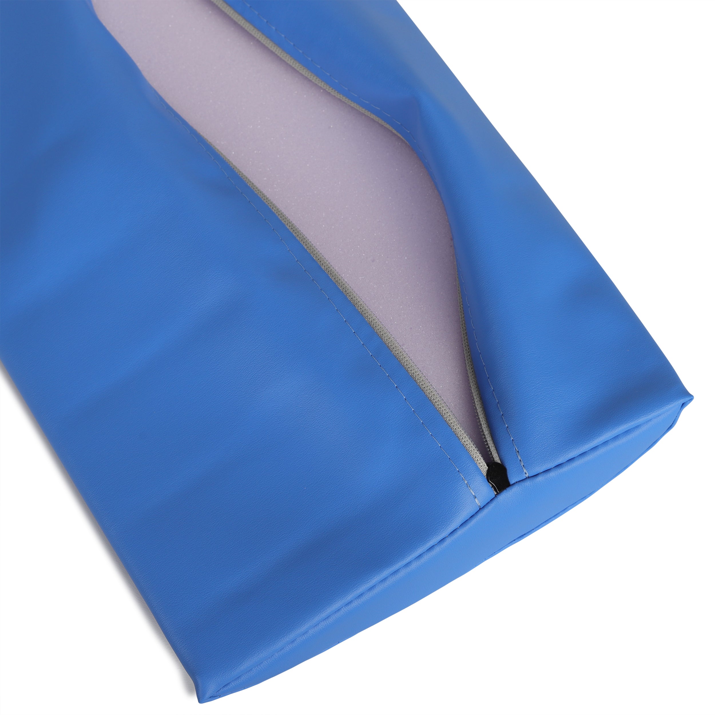 -1-Semi Round Bolster Lumbar 40x25x5 Soft K023 Blue-1