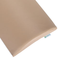 -2-Semi Round Bolster Lumbar 40x25x5 Soft K033 Beige-2