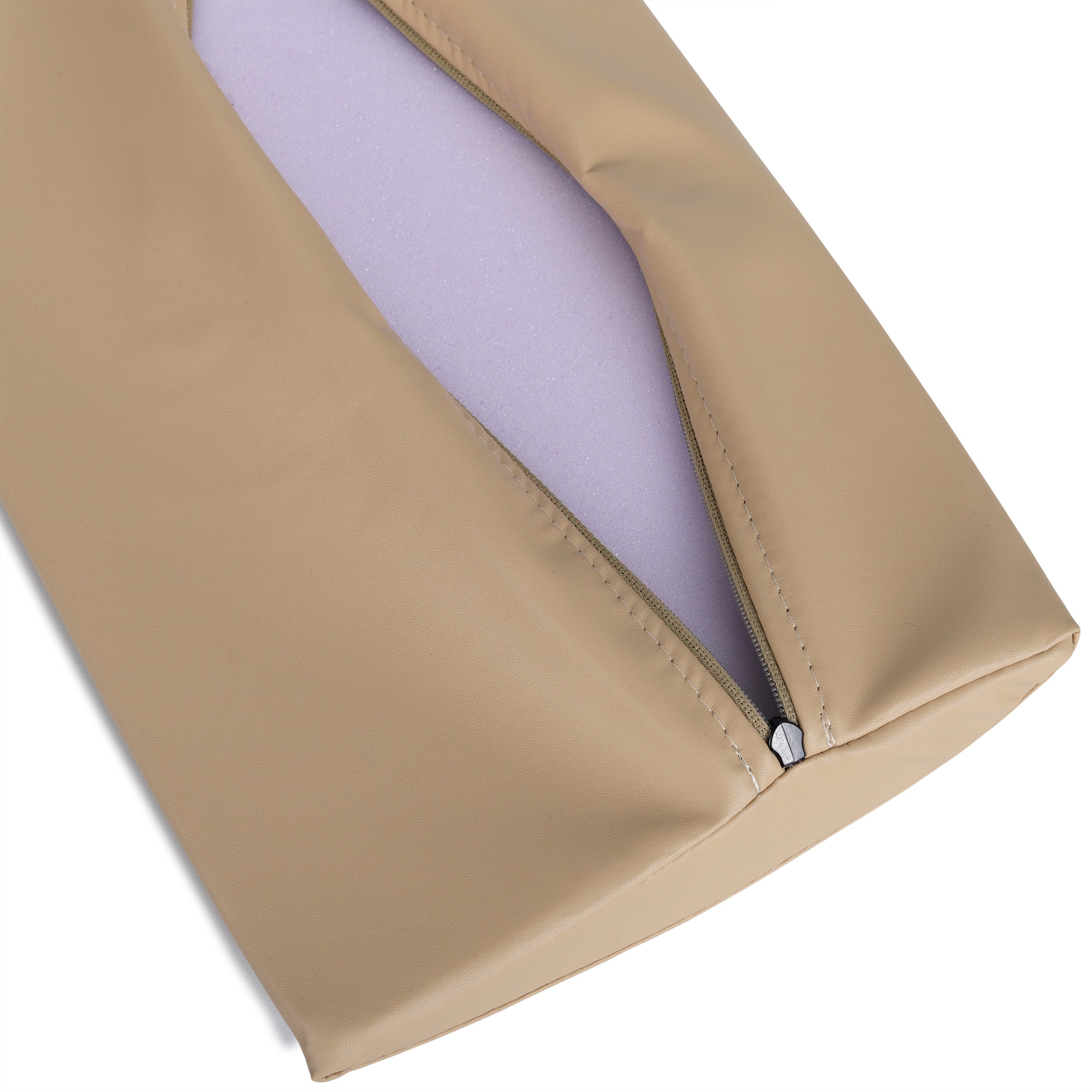 -1-Semi Round Bolster Lumbar 40x25x5 Soft K607 Moco Beige-1