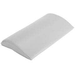 -2-Semi Round Bolster Lumbar 40x25x5 Soft k729 Light Gray-2