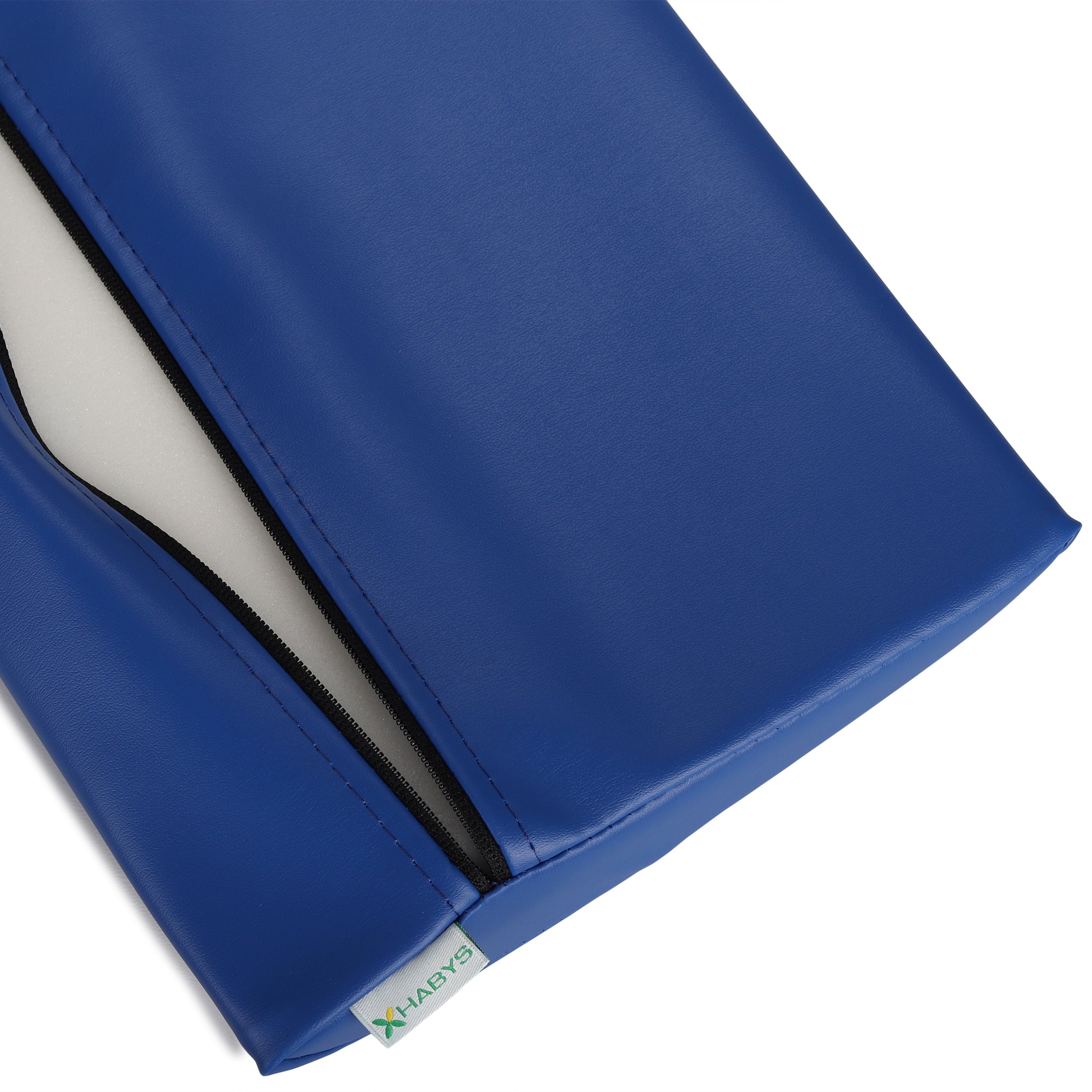 -1-Semi Round Bolster Lumbar 40x25x7 Hard K012 Navy Blue-1