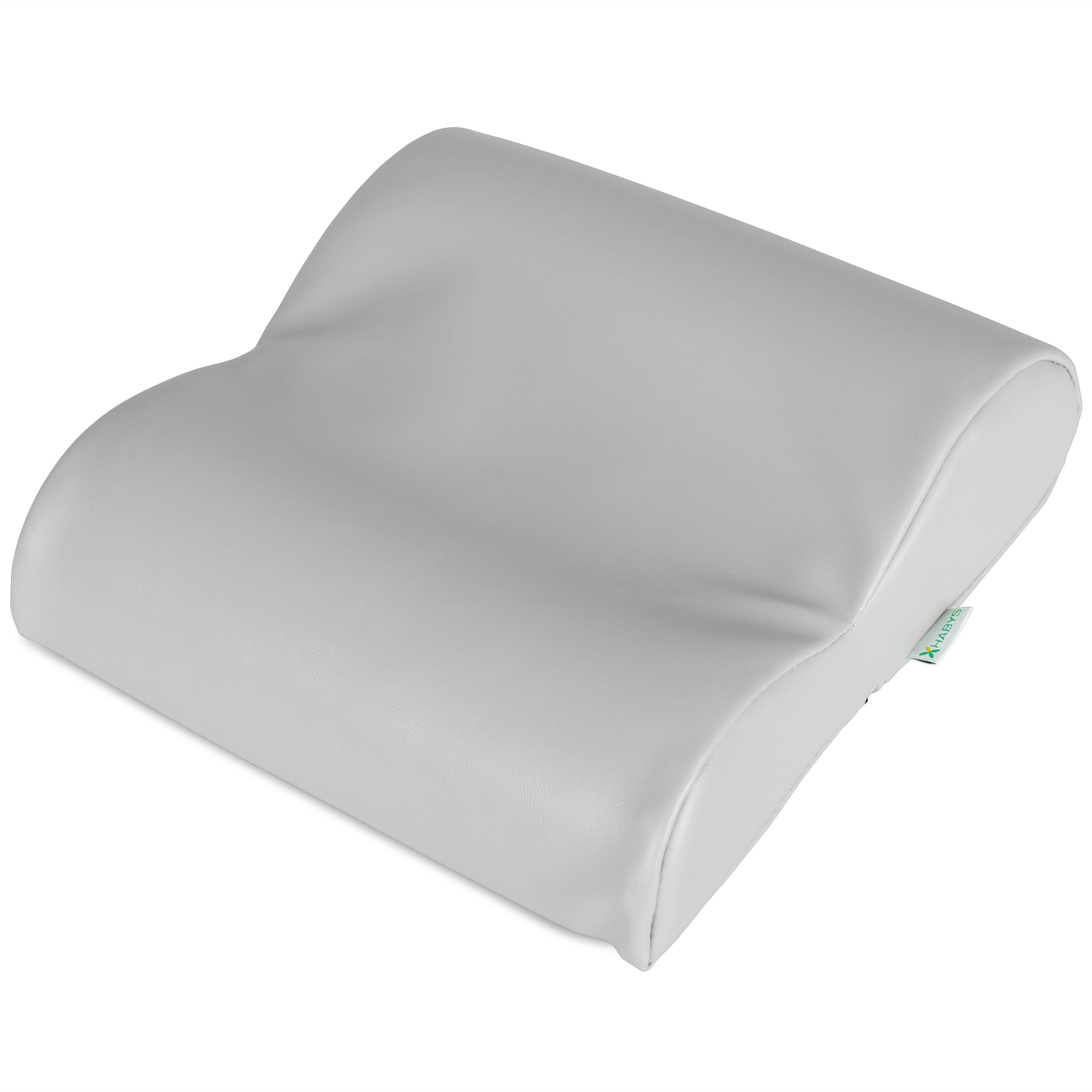 -1-Semi Round Bolster Neck Cushion k729 Light Gray-1