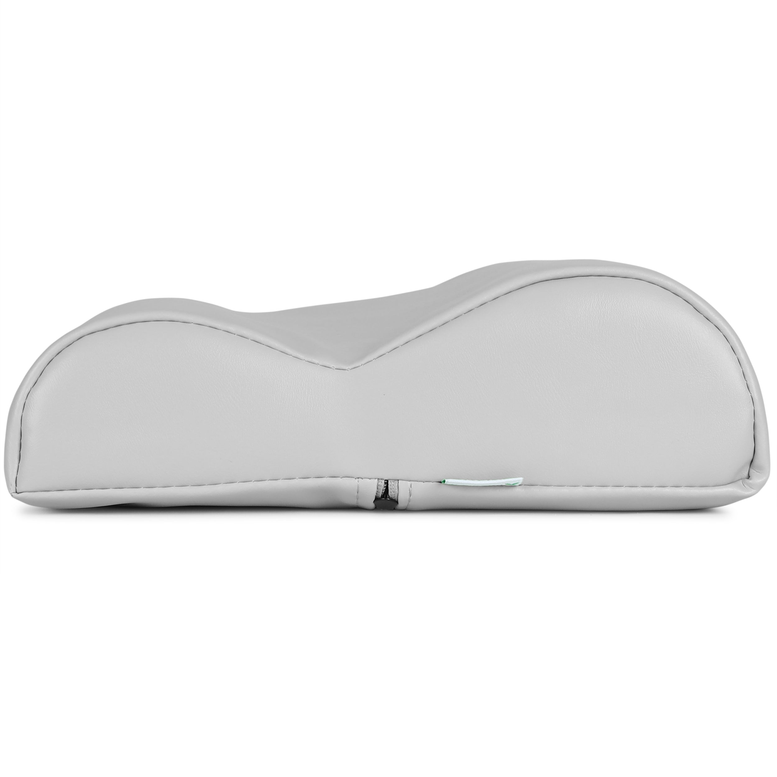 -2-Semi Round Bolster Neck Cushion k729 Light Gray-2